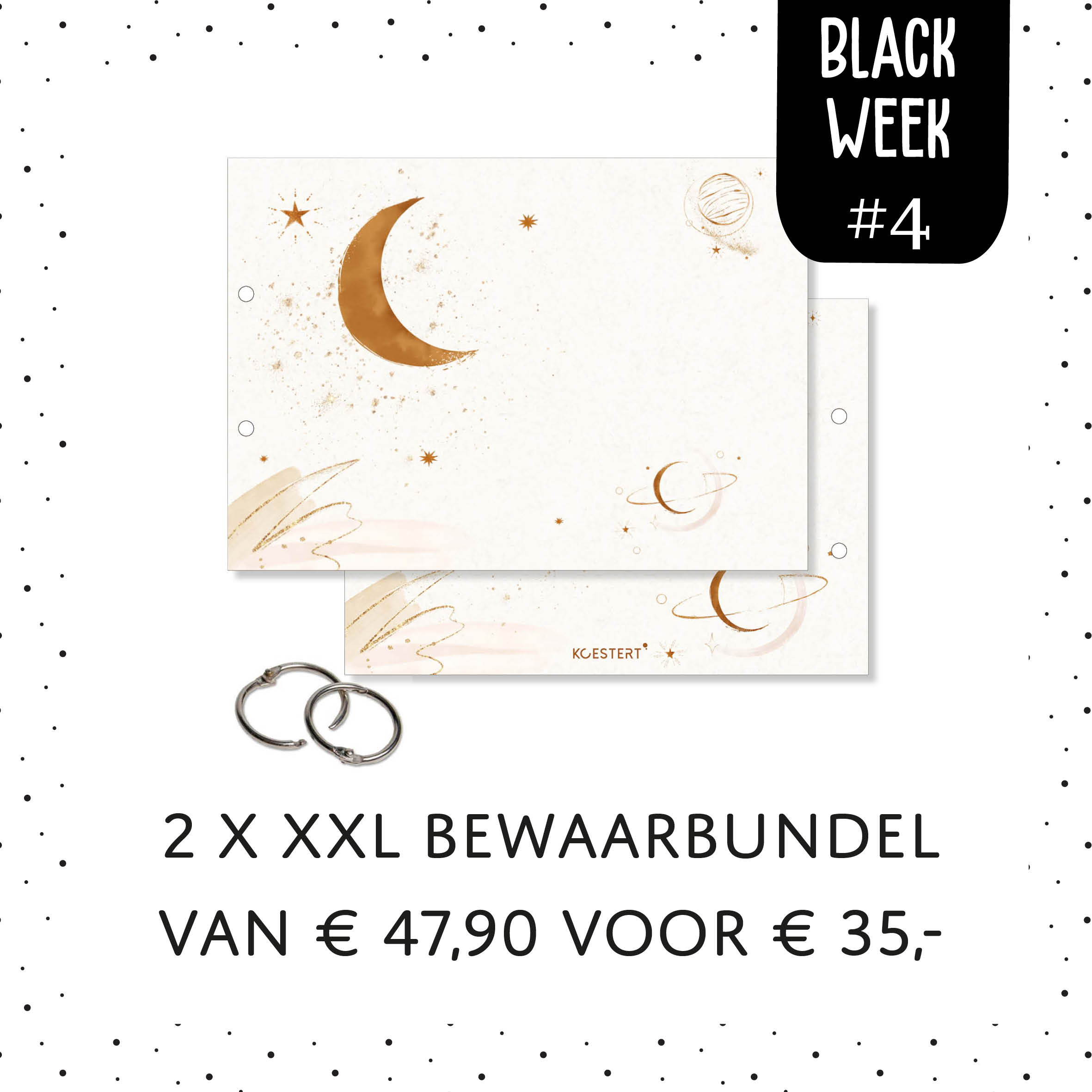 BLACK DEAL #4: 2 x A3 bewaarbundel (XXL)