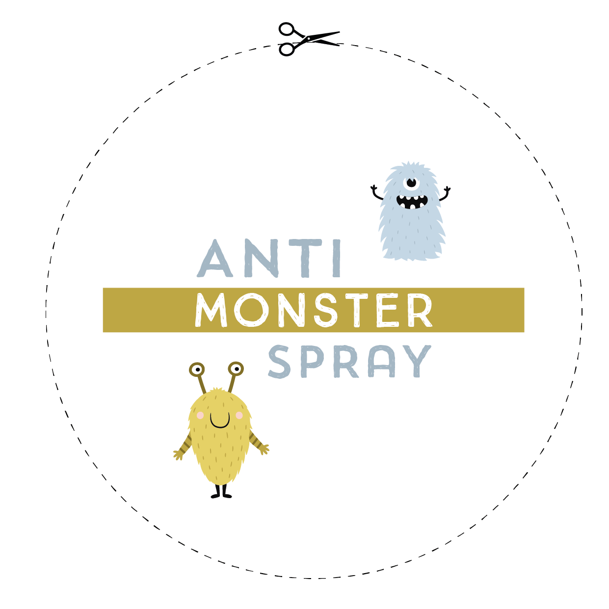 DIY | anti monsterspray | free printable