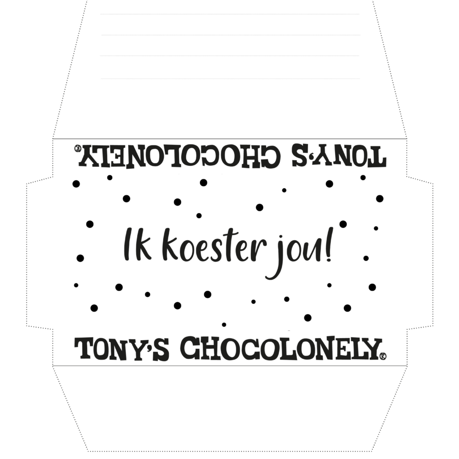 Tony Chocolonely | ik koester jou | free printable