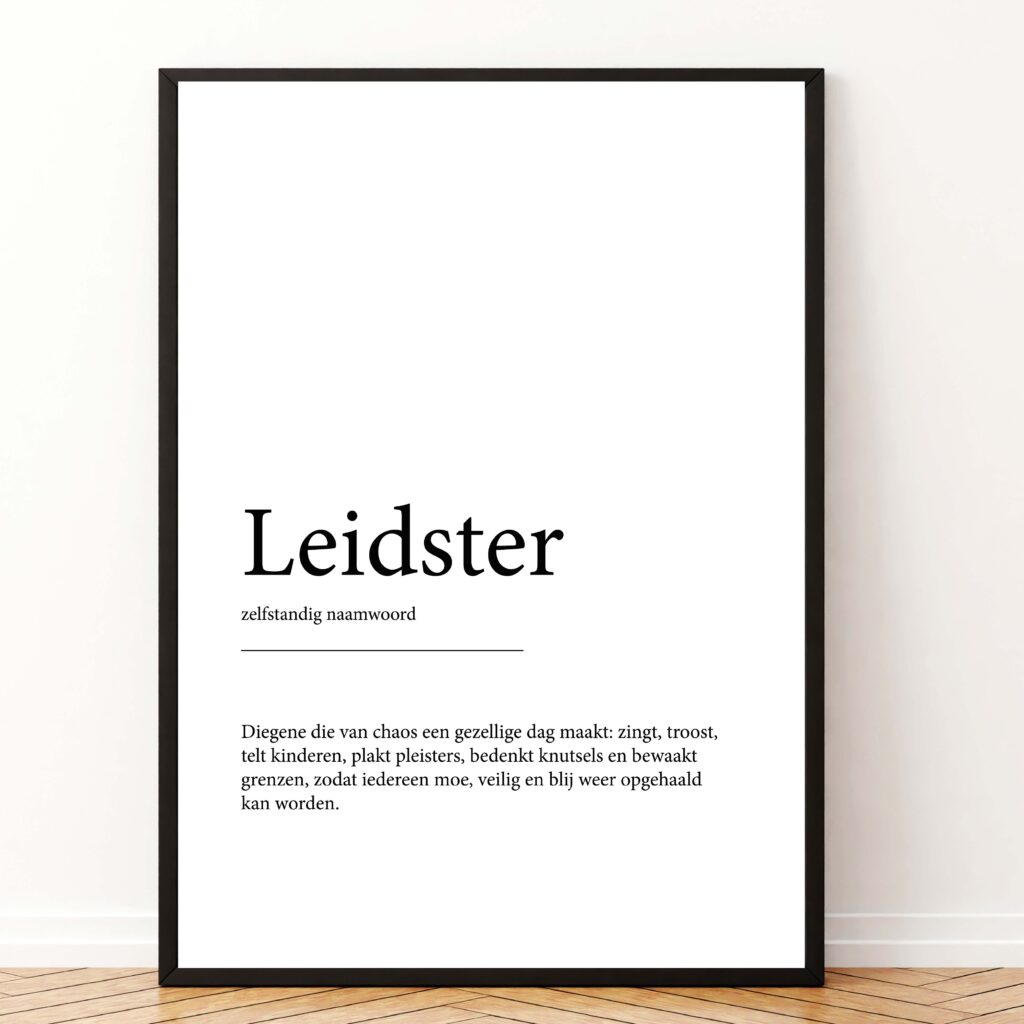 poster-leidster-betekenis-cadeau-koestert