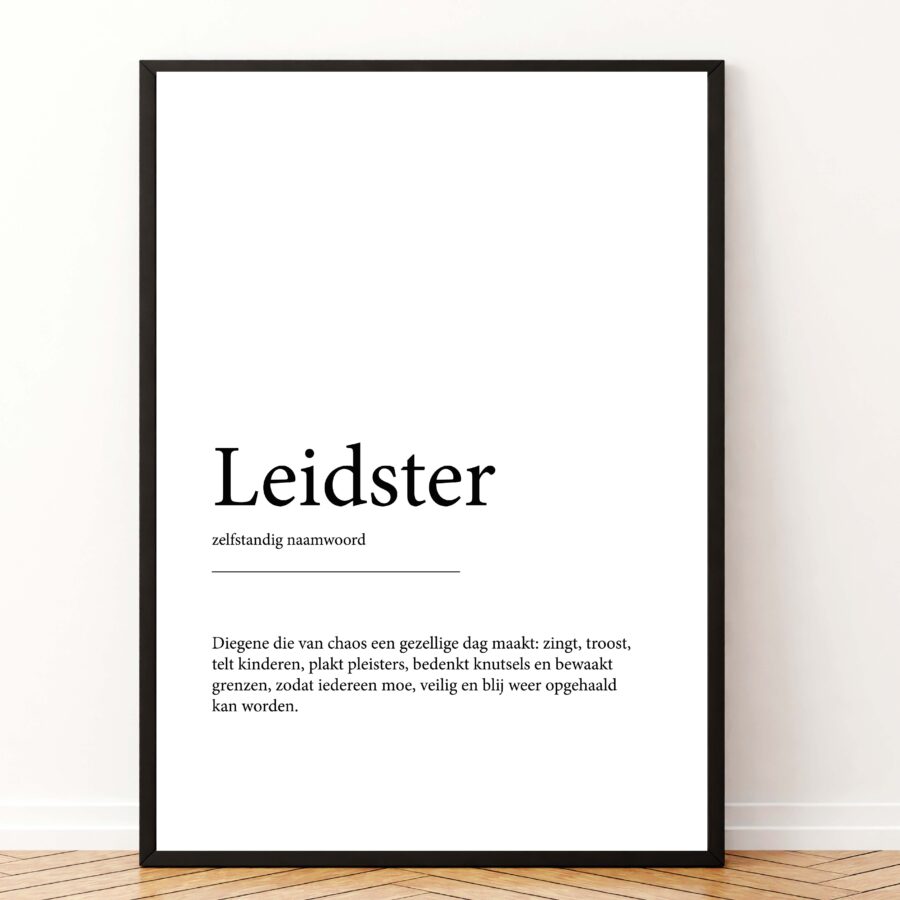 poster-leidster-betekenis-cadeau-koestert