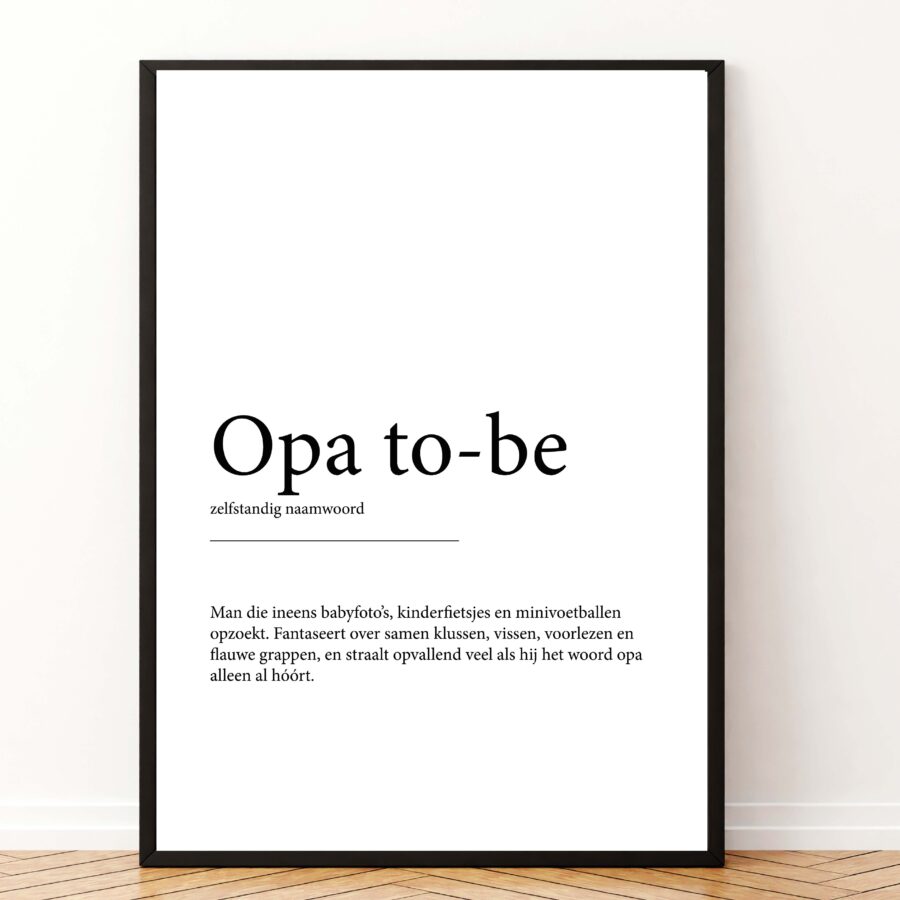 poster-opa-to-be-betekenis-cadeau-koestert